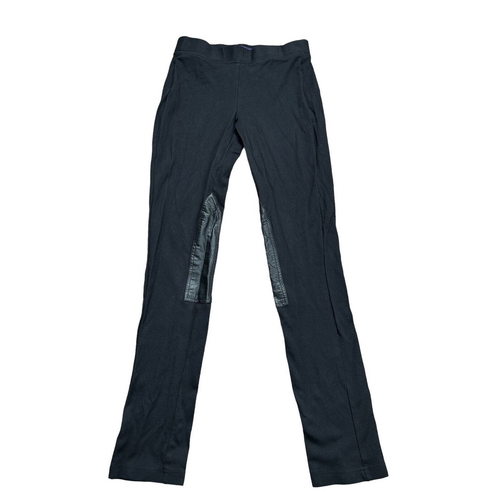 NYDJ Womens Leggings Size 2 Faux Leather Detail